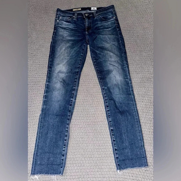 AG ADRIANO GOLDSCHMIED AGED 49 PRIMA MID-RISE CIGARETTE JEANS USA 27 - Picture 1 of 12